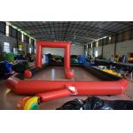 Inflatable racing track for karting games interesting outdoor inflatable sport games racing area for sale
