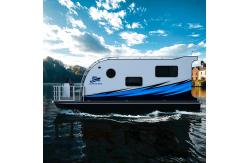 China Sightseeing 7.9m Length Boat House Solution For 3T Capacity Needs supplier