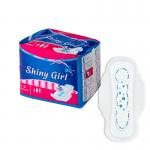 Nice Quality Blue printing pattern Women Winged Sanitary Pads For Girl Sanitary Napkins Sanitary Towel Pads for sale