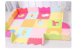 China Softer Children Puzzle Foam Mats Rails Design supplier