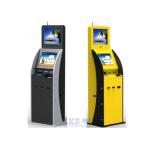 Indoor Dual Display Self Service Payment Kiosk Interactive With POS Terminal