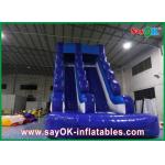 0.55mm PVC Inflatable Water Slide L6 X W3 X H5m Waterproof 3 Layers Inflatable Slide For Pool for sale
