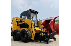 China SNSC Mini Tractor Backhoe Steer Loader 2700kg Capacity and 2380mm Dumping Height supplier
