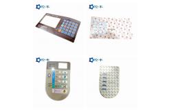 China UV Digitally Printed Overlays Tactile Glossy PET Polycarbonate Overlay supplier