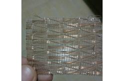 China Decorative Metal Crimped Flat Wire Screen Mesh For Cabinets supplier