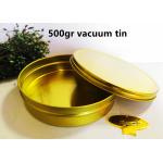 Vacuum Empty Caviar Tin Can Food Grade Packaging 500g for sale