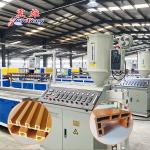 Energy Saving PVC Plastic Profile Production Line WPC Profile Making Machine 25kw for sale