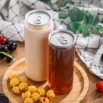28g Transparent PET Plastic Easy Open Can For Soft Drink Juice Soda