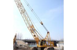 China Large Hydraulic Crawler Crane Equipment Handling 1.5km/H  Travel Speed supplier