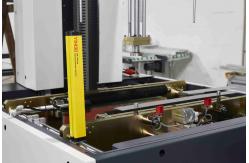 China Single Phase Rigid Box Wrapping Machine Edge Folding Length 1mm 100mm supplier