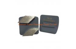 China Rhombus Segments Concrete Grinding Tools Soft / Medium / Hard Bond supplier