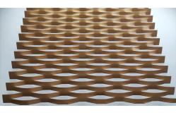 China Building Decoration PVDF Aluminum Expanded Metal Mesh  Corrosion Protection supplier
