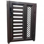 Commerical Driveway Rod Wrought Iron Gate Interior Door Black Steel Frame