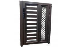 China Laser Cut Aluminium Driveway Gates Slatted Panel Customized supplier