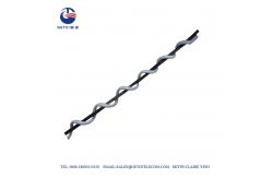 China PVC ADSS Aerial Fiber HR 6mm Spiral Vibration Dampers , Vibration Isolation Dampers supplier