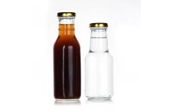 China 200ml 250ml 16 Oz Glass Juice Bottles Beverage Container In Bulk supplier