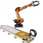 KUKA KR 360 R2830 6 axis with schunk PGN robot gripper and rails system industrial robot arm solution for pick place and for sale