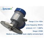 Non Contact Radar Level Transmitter OEM 4 - 20mA Radar Water Tank Level Gauge with protection IP67 for sale