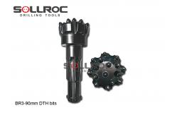 China High Air Pressure Atlas Copco Drilling Tools 90mm 105mm Cop34 Convex Drill Bit supplier
