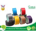 Acrylic Adhesive Single Sided Cloth Duct Tape / Tissue Packing Narrow Duct Tape For Carpet Fixed for sale