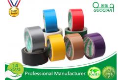 China Natural Rubber Blue Dark Brown Duct Tape Polyethylene Material Custom Size supplier