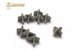 China YG8 Tungsten Carbide Tips / Drill Bit Tips Fit Hardened Steel And Concrete supplier