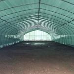 Double Layer Single Span Greenhouse Black Mesh Mushroom Cultivation In Greenhouses for sale