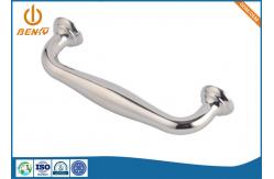 China Plated Aluminum zinc alloy die cast Custom Door handles Hardware supplier