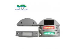 China Crescent Shaped Solar Road Stud Waterproof Street Flashing Solar LED Light supplier