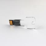 Transparent Clear Acrylic Key Usb Flash Drive 128GB Conform US Standard for sale