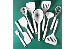 China Reusable Seamless Silicone Cooking Utensils Set With SS Core supplier