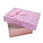 Special Paper Laminated 1200gsm Cardboard Gift Box With Ribbon for sale