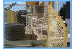 China Copper Expanded Metal Mesh , Architectural Sheet Metal Mesh Screen Anti - Slip Surface supplier