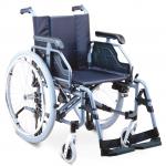 Affordable Foldable Aluminum Manual Wheelchair With Flip-Up And Height-Adjustable Armrest for sale