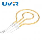 1600W Ring Infrared Lamps , Gold Reflector ROHS Infrared Heating Tubes for sale