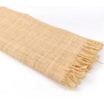 Green natural raffia mats decoration hand-woven material rafi prairie