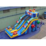 Happy Birthday Gift Inflatable Water Slide with Silk - screen Printing for sale