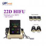 QM Multi Functional Portable 22D Machine Skin Tightening Machine 2 In 1 Liposonic Machine 2 Handles 11D 12D 13D 18D 22D HIFU for sale