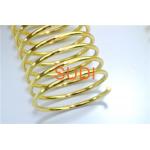 Electroplated First Class Diameter 0.70mm Metal Spiral Binding Coils for sale