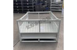 China Customized Padlock Locking System Collapsible Stillage Cage For Logistics supplier