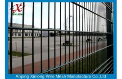 China Electric Gal Double Wire Fence For High Security Area Square Hole Shape supplier
