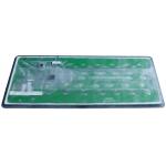 120 Keys durable antimicrobial silicone keyboard with touchpad numeric keypad