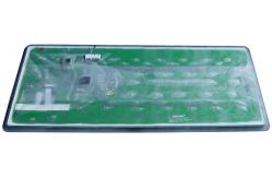 China 120 Keys durable antimicrobial silicone keyboard with touchpad numeric keypad supplier