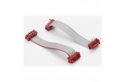 China Micro Match Connector Flat Electrical Wire IDC UL2651 Red Flat Ribbon Cable supplier
