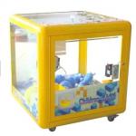 Mini Rubik Cube Crane Machine Coin Operated Toy Crane Game with US Plug