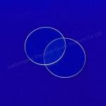 Transparent  Clear Quartz Disc Sight Glass Sheet High Temperature Resistance for sale