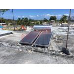 Hybrid Flat Plate Solar Water Heater , Solar Thermal Heating System Aluminum Frame