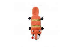 China High Playability Fox Skunk Voice Corduroy Dog Pet Plush Toys supplier