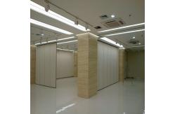 China Melamine Finish Operable Office Partition Wall / Sliding Folding Partitions supplier