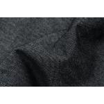 5 Onces 100% Cotton Black Color Rigid Denim Jeans Fabric For Shirts for sale